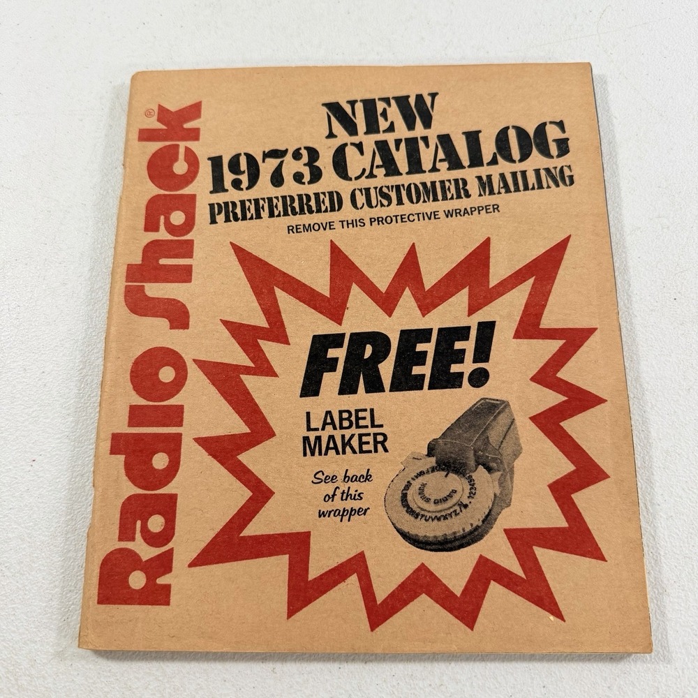 Vintage 1973 Radio Shack Electronics 179 Page Catalog W/ Cover Radios Stereo‎